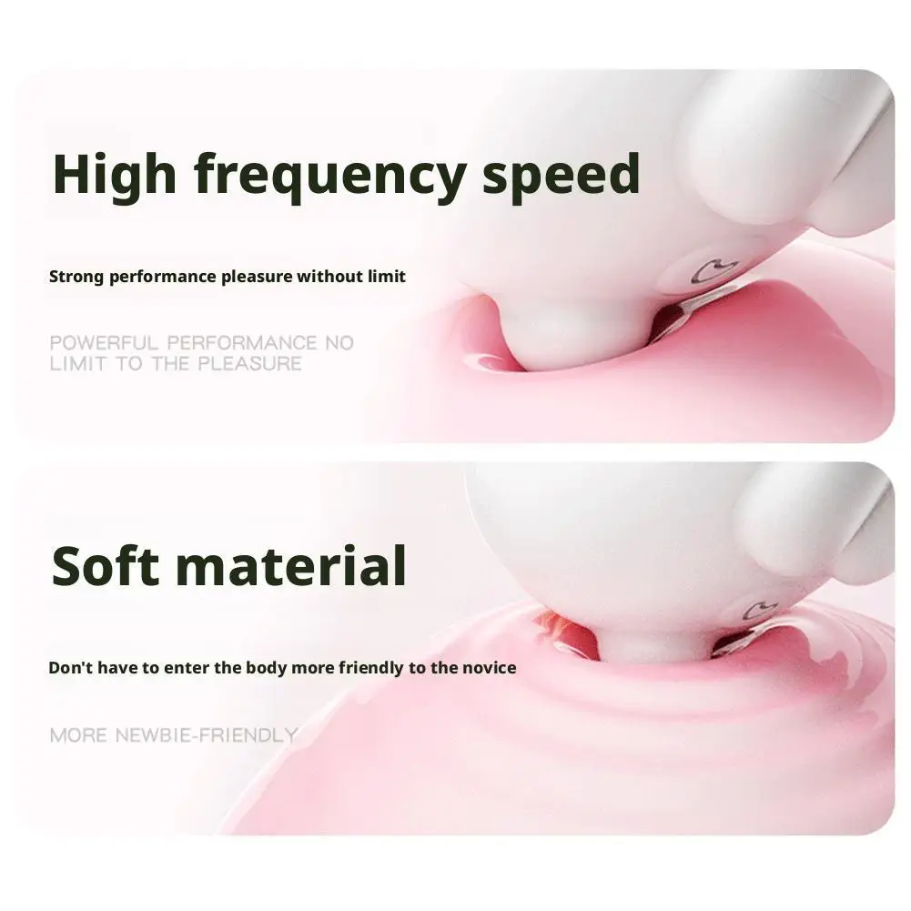 Vibrating egg massager Cute Rabbit Pussy Clit Sucking Vibrator G-spot clitoral stimulator USB Rechargeable Adult Sex Toy - Image 4