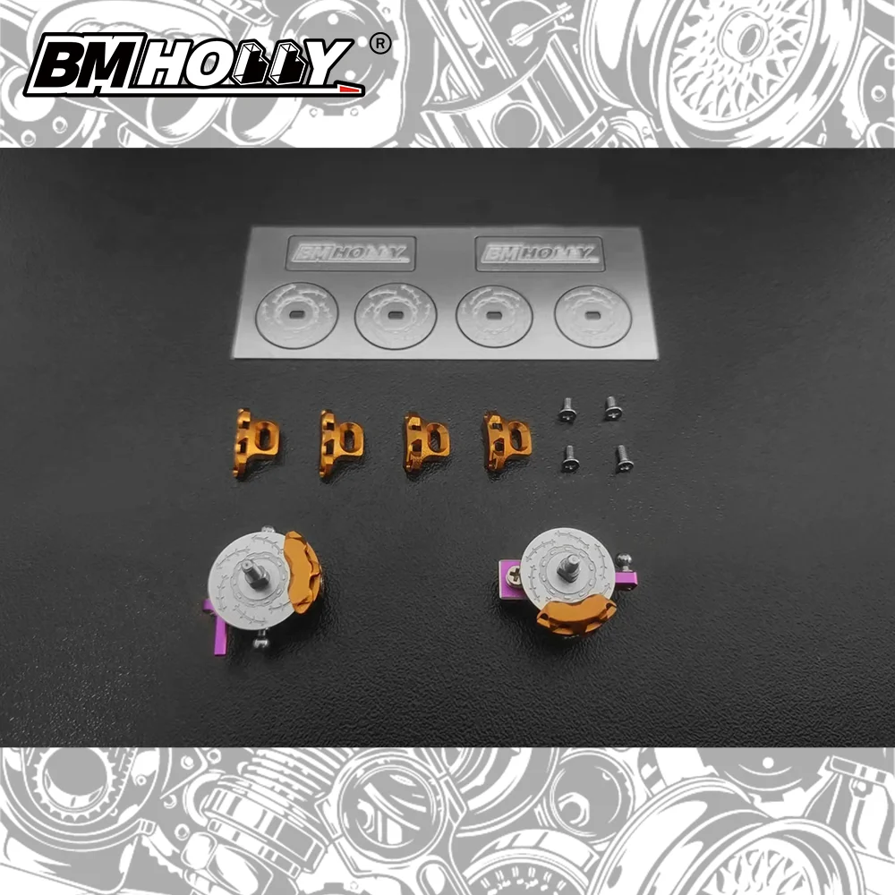 Brake Disk Caliper Set Gold For BMRX-EVO2.0 (BMRXEVO2-G) BM RACING