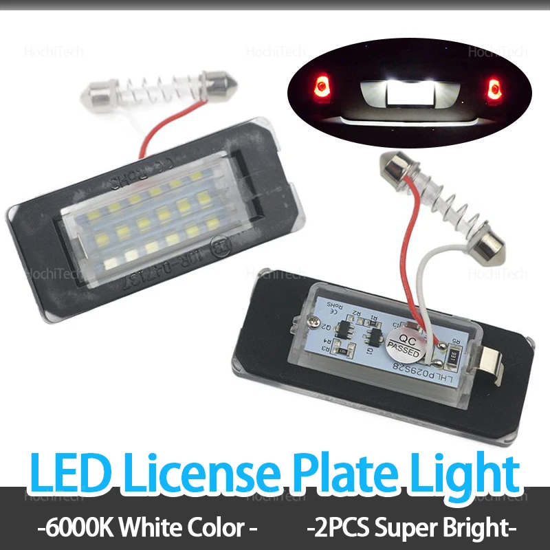 LED Number Plate Light Error Free License Plate Lamp for Mini Cooper R55 R55N R56 R56N R57 R57N R58 R59
