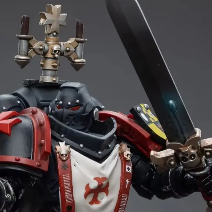 【in-stock-to-ship】joytoy-1-18-action-figure-warhammer-40k-black-templars-sword-brethren-brother-lombas-model-toy-gifts