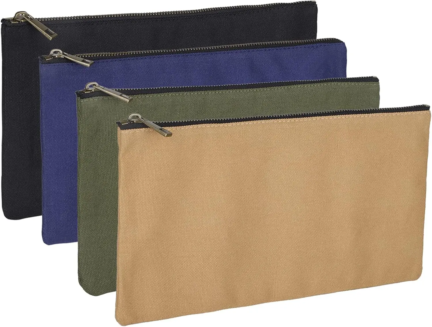 

16 унций. Прочные холщовые сумки для инструментов с металлическими молниями, водонепроницаемые многофункциональные сумки для хранения для мастеров и столяров