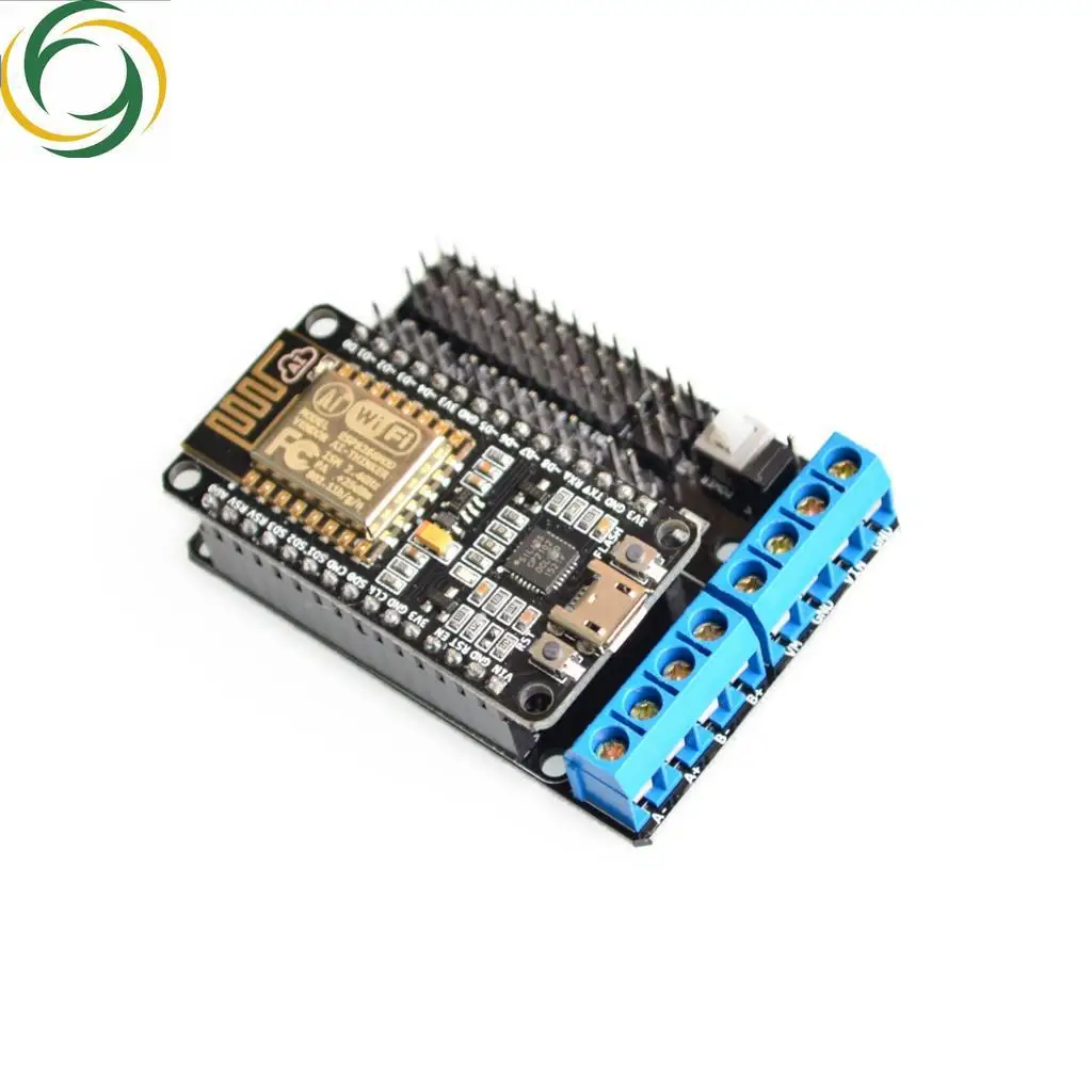 Node MCU Development Kit NodeMCU + Motor Shield Esp Wifi Esp8266 Esp-12e diy rc toy remote control Lua IoT smart car Esp12e