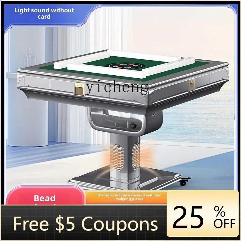 AA  mahjong machine Automatic household mahjong table Bass electric mahjong table Dual-purpose integrated folding