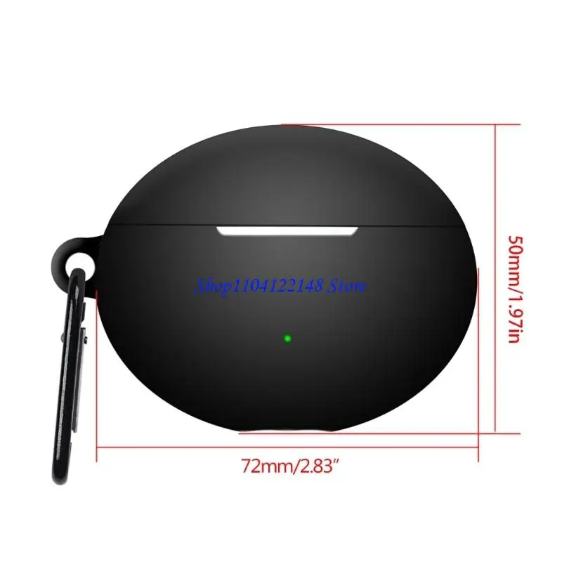 

P9FA Protective Silicone Earphone for Case with Keychain for HuaweiFreebuds 5i Headse