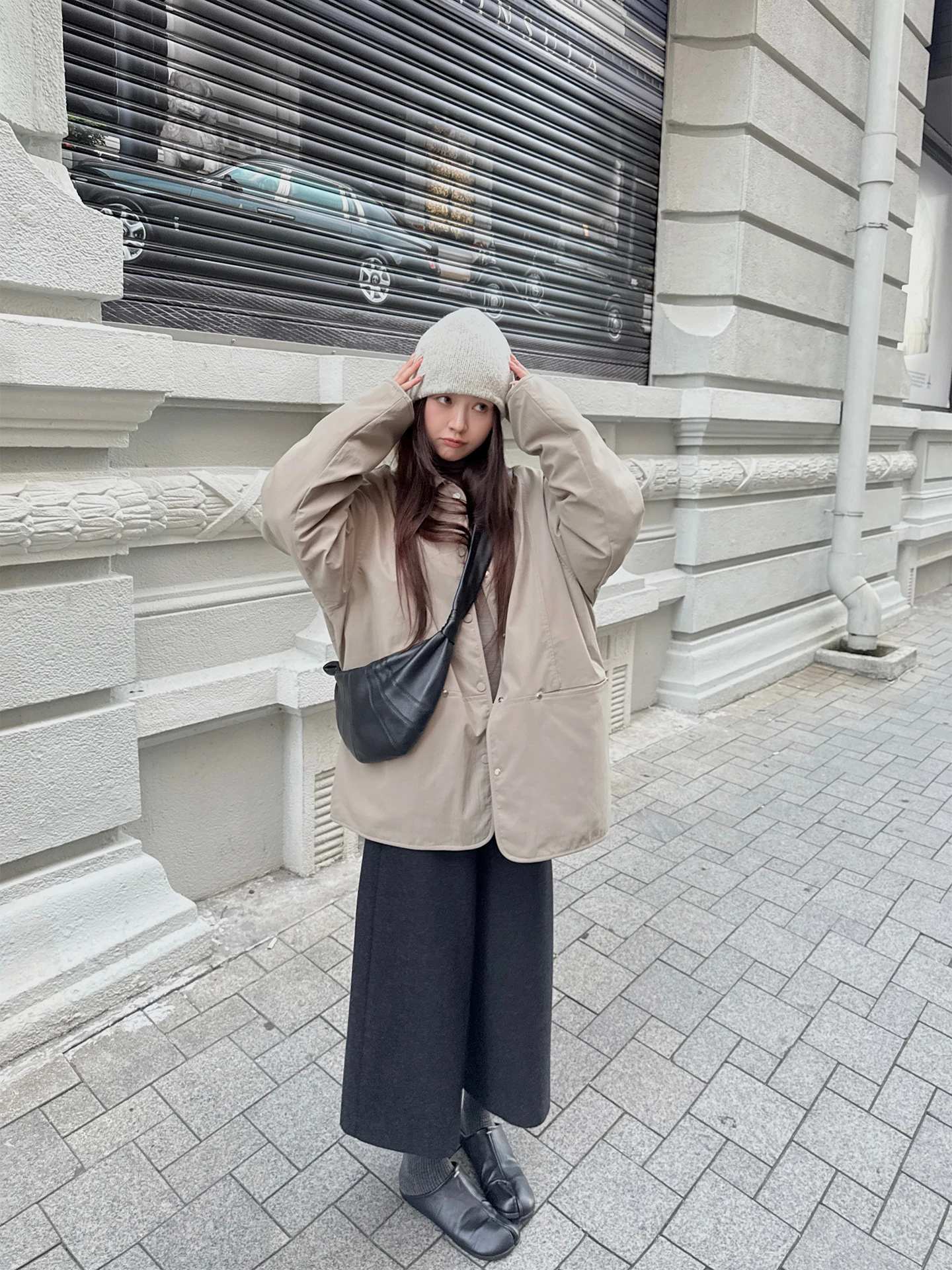 

Here Yaya op Salt Bread Faion Casual Workwear Sle Lightweight Meat Concealing 90 White Du down down Jaet