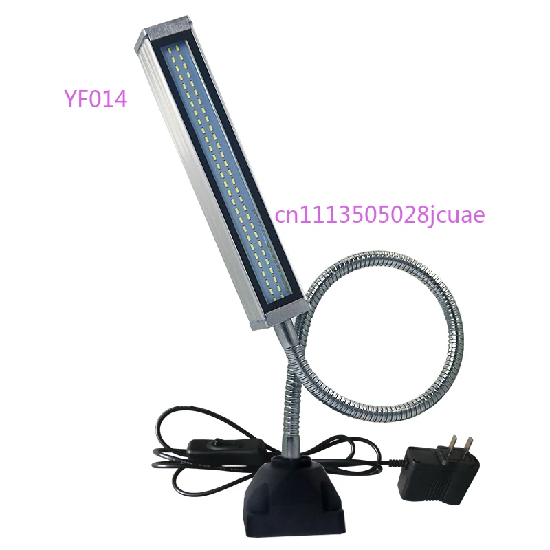 10W 24V/220V Waterproof Industrial CNC Working Lamp 400mm Flexible Gooseneck LED Machine Light for Milling & Sewing Machine