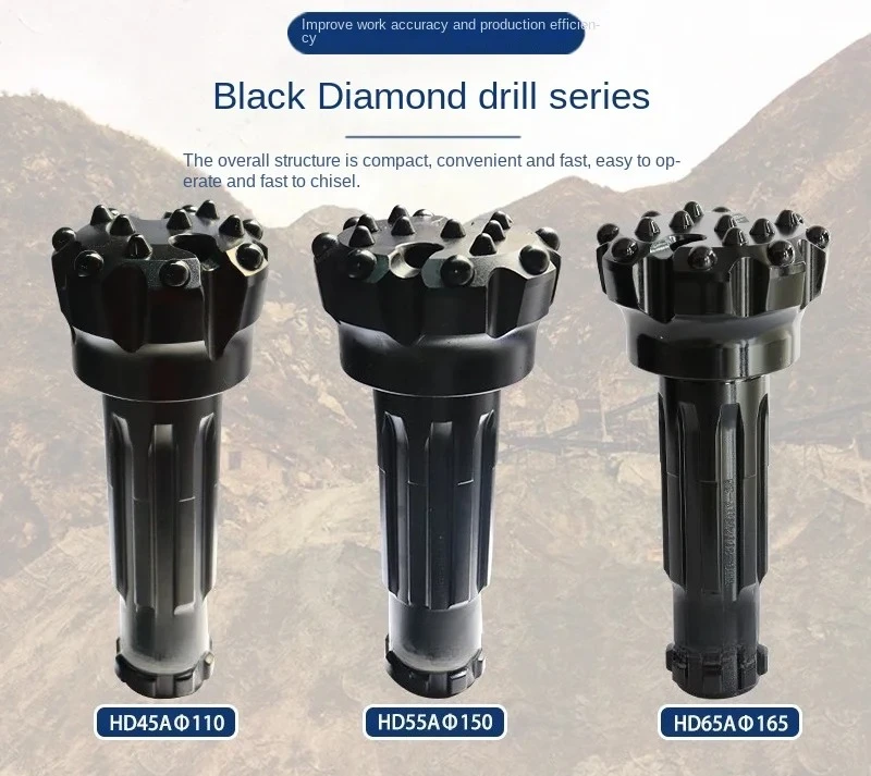 Black Diamond Ball Tooth Sharp Tooth Parabolic Tooth Hard Alloy Downhole Drill Bit