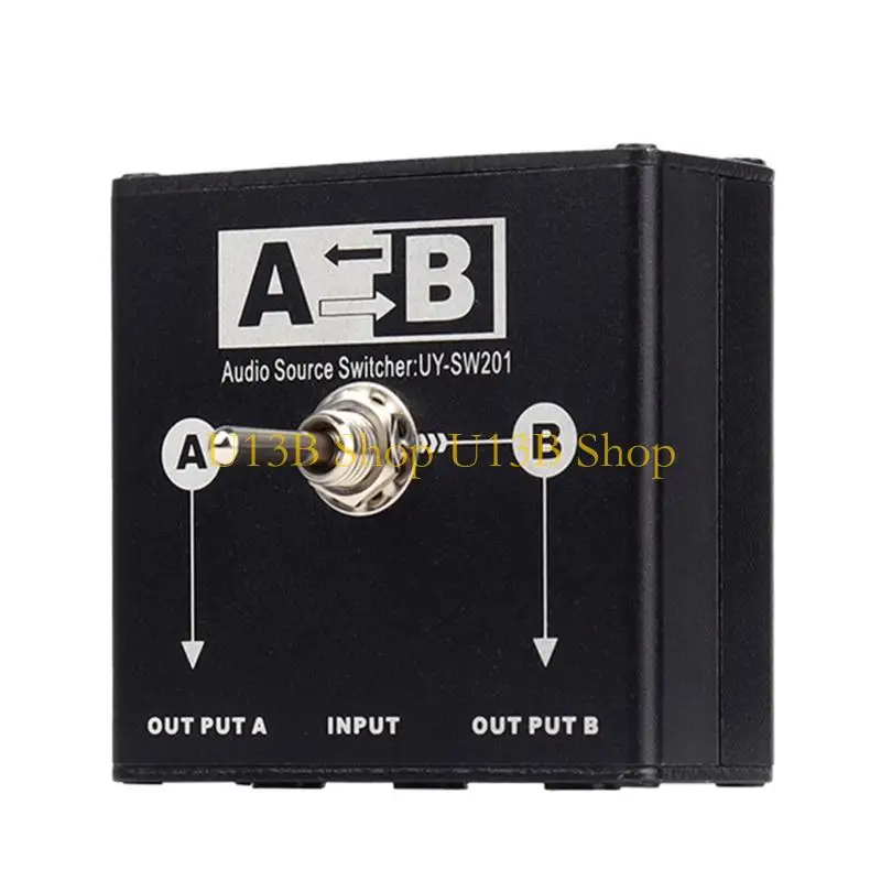 

U13B Portable 3.5mm Sound Selectors Switching 1 In 2 Out Multiple Device Connection