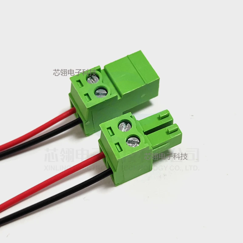 2set Welding free air docking 15EDGRK-3.81MM Quick male/female connection of wiring terminals 2P3P-24P