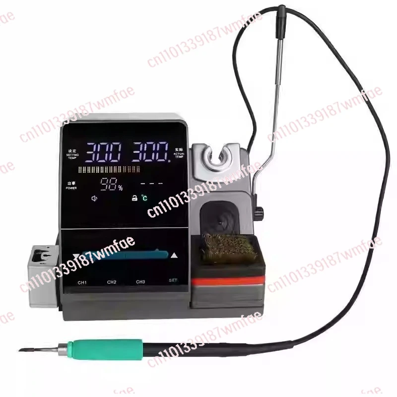 

2 seconds heating precision fingerprint flying wire special tip soldering iron head, integrated electric welding table