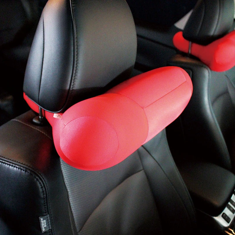 Car headrest, long sitting, neck protection, breathable and comfortable, imported waist cushion, office cushion, particle core