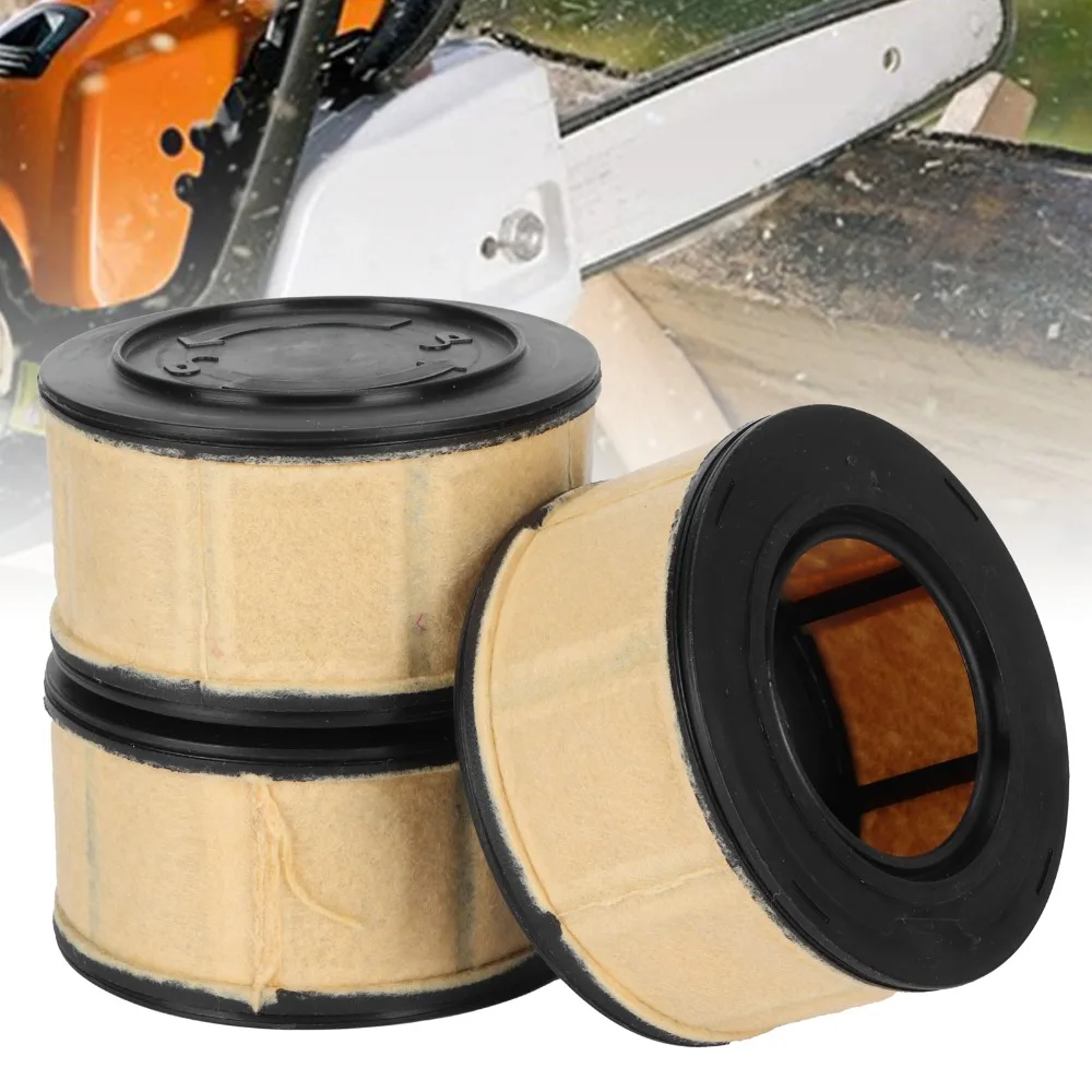 3PCS Beige Air Filter Replacement Compact Replacement Air Filter Kit for Stihl MS231 MS251 MS271 MS291 MS311 MS391