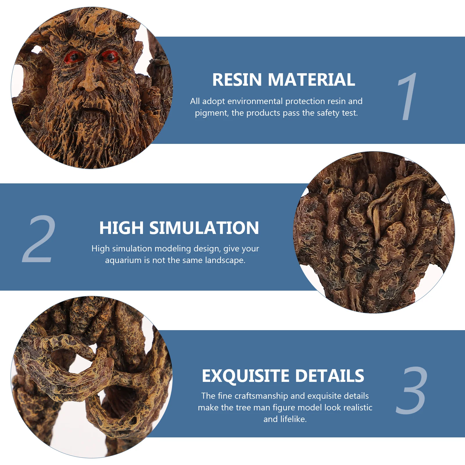 

Simulation Tree Simulated Tree Man Aquarium Ornament Resin Decoration Fish Tank Ornament Fish Tank Adornment Desktop