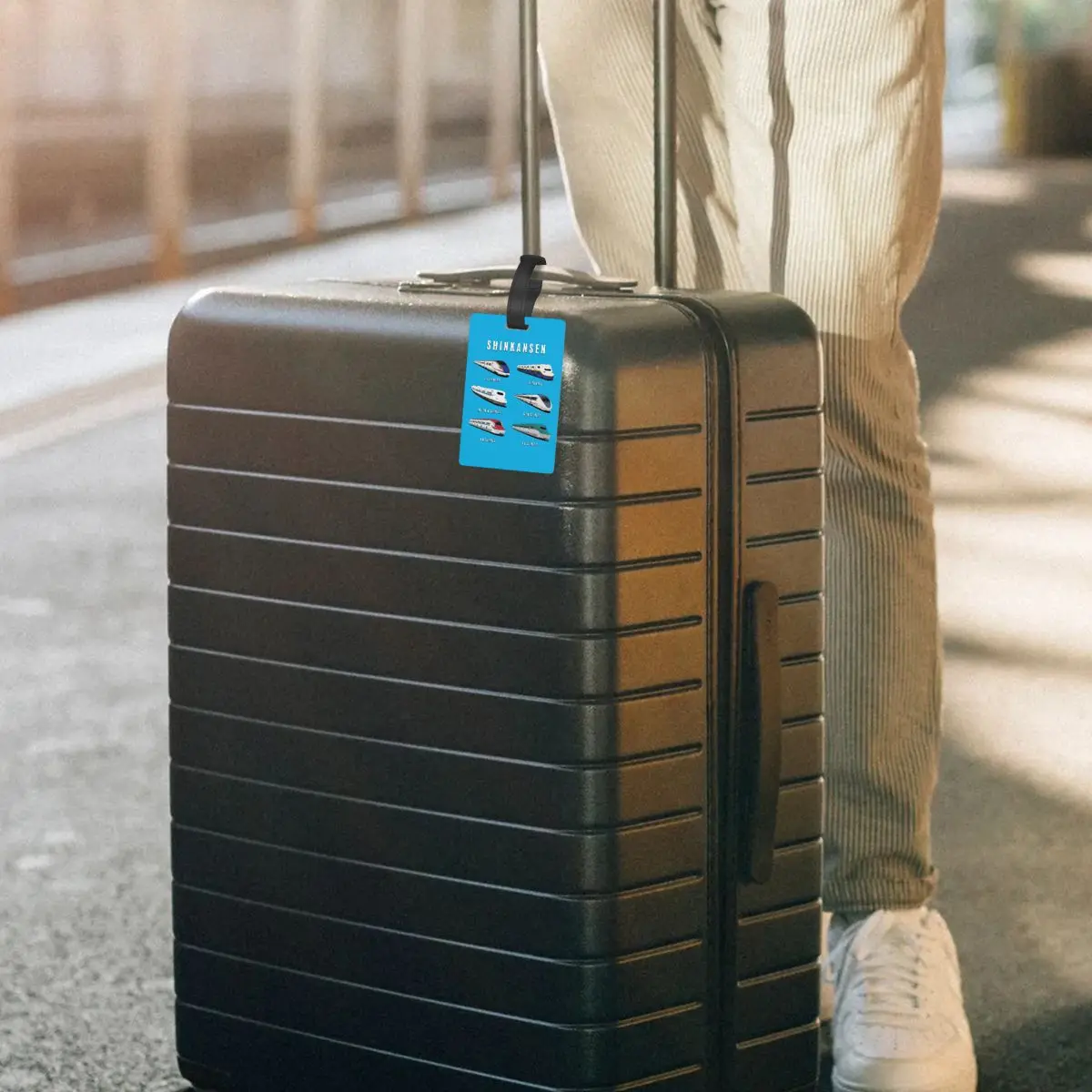 Japanische Shinkansen Kugel züge Gepäck anhänger Koffer Zubehör Reisegepäck Boarding Tag tragbare Etiketten halter ID Name