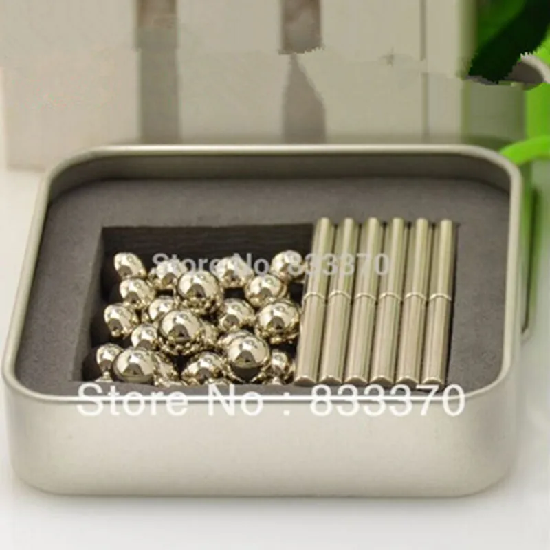 2024 Designer Construction Magnetic Set Beading Balling Building Colored Magneting Creative