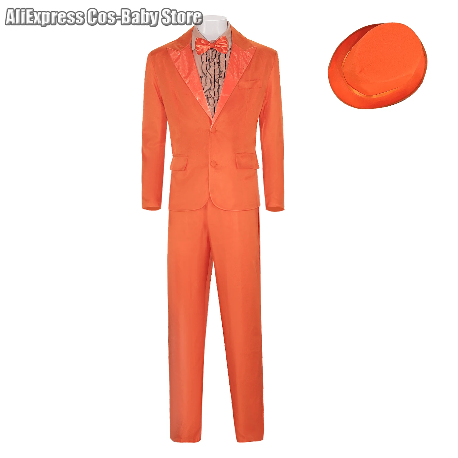 Anime Movie Dumb Cos Dumber Cosplay Costumes Suit Coat Pants Tops Hats Harry Dunne Blue Tuxedo For Men Halloween Party Outfits