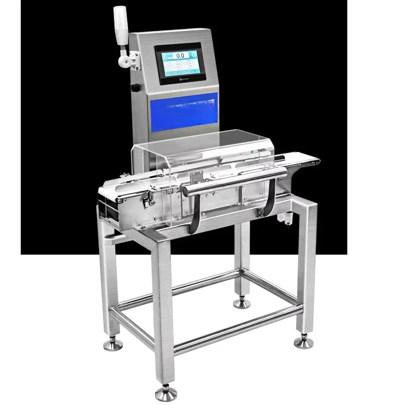 High-speed and high-precision 0.05g production line weighing scale, with dual-channel sorting device