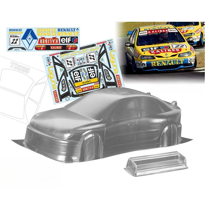 1/10 LAGUNA BTCC On-Road Car shell Body 190mm Width for RC Drift Car 255mm-260mm Wheelbase Tamiya Yokomo Kyosho 3Racing hsp hpi