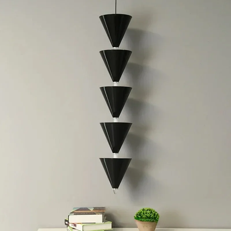 

Nordic Conical Pendant Lights for Living Dining Room Bedroom Designer Chandelier Home Decor Hanging Lighting Fixture 220V 110V