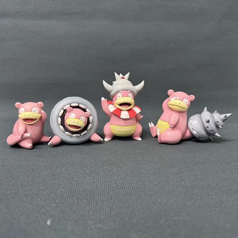 New Pokemon Slowbro Anime Figures Pvc Small Cute Figure Slowbro Toys Desk Decor Ornament Staute Model Kids Birthday Gifts ﻿