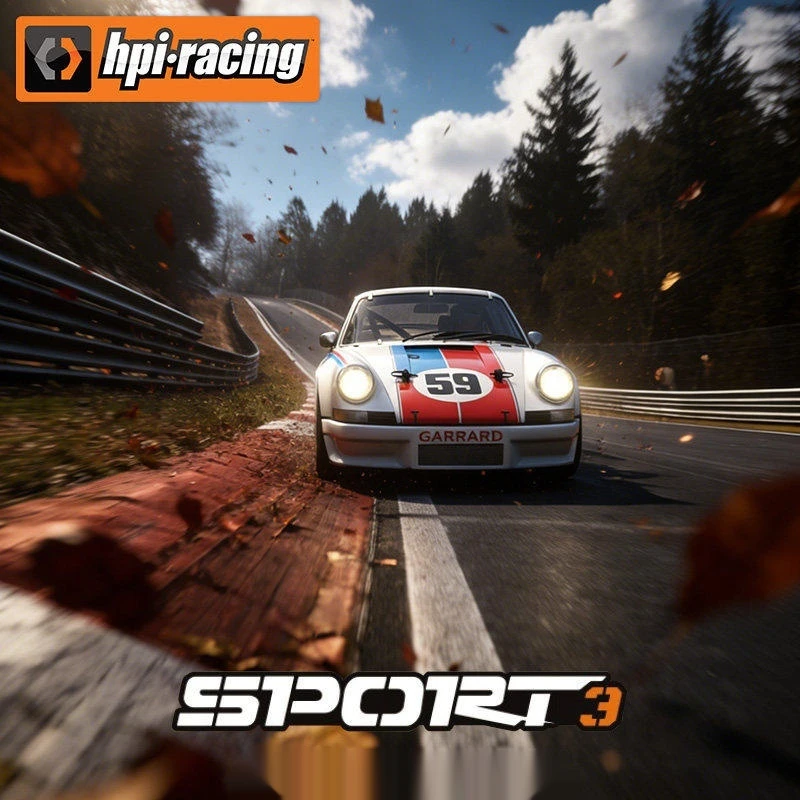 Hpi1/10 Racing Sport 3 1973  Carrera Simulation Rc Electric Drift Car For Rc Enthusiasts Outdoor Drifting