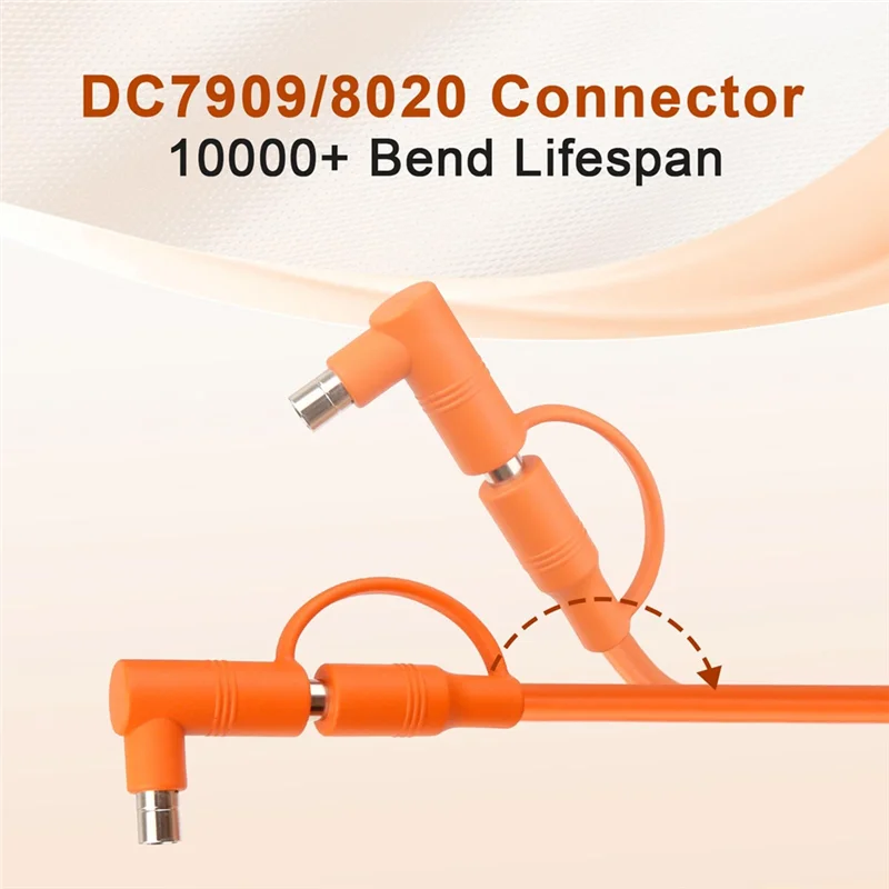 ABGG-Solar إلى DC 8 مم كابل تمديد الشحن 10FT، 12AWG + 14AWG كابل الطاقة الشمسية مع موصل اللوحة الشمسية إلى DC7909/8020