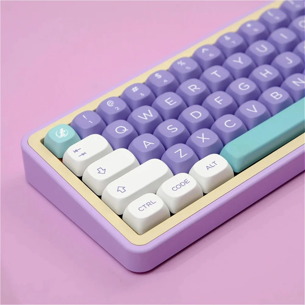 Mulan, keycap 129 keys MOA height PBT material, heat sublimation, suitable for mechanical gaming keyboards