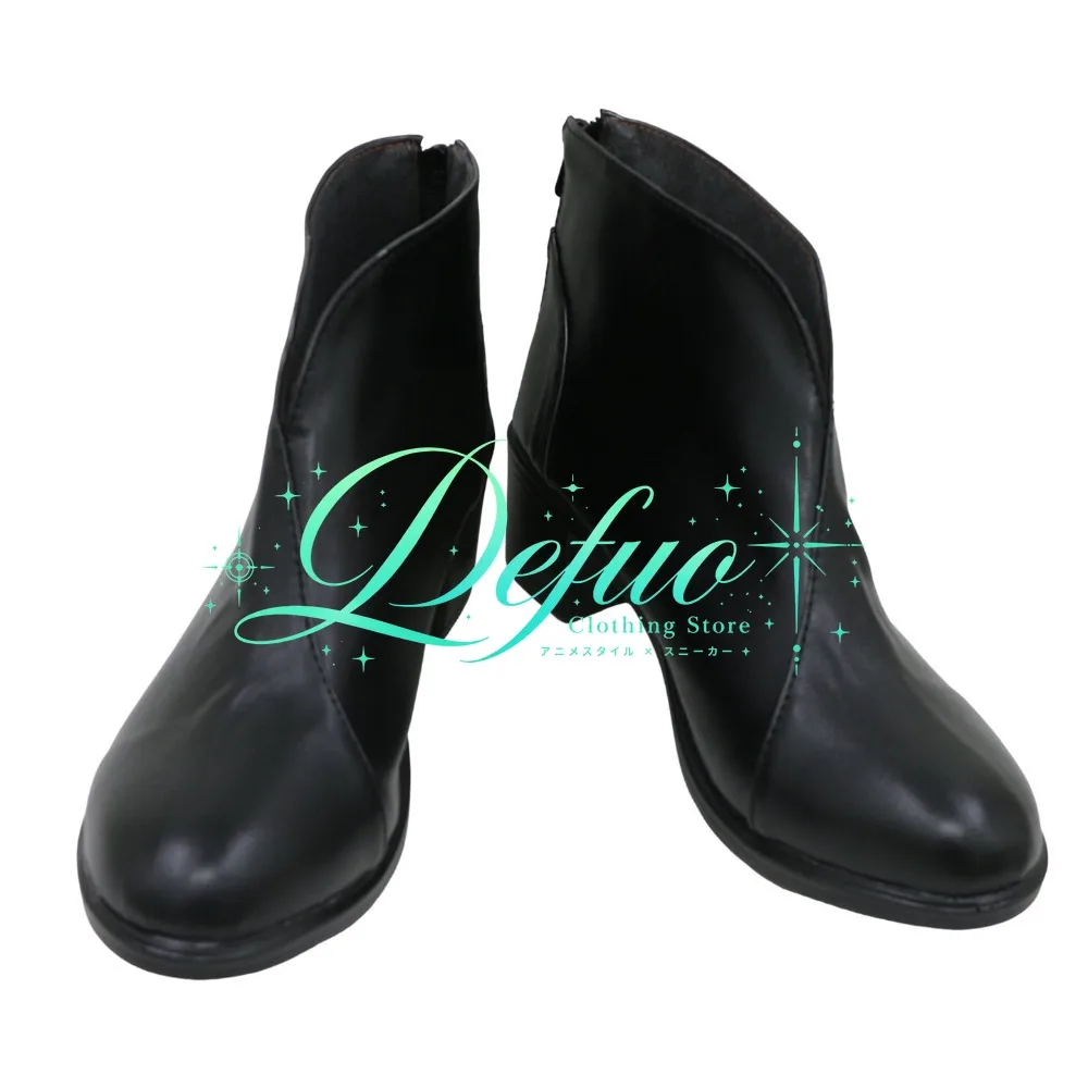Anime Black Cat Role Playing Shoes and Boots Custom Girls PU Leather Halloween Costume Party Shoes