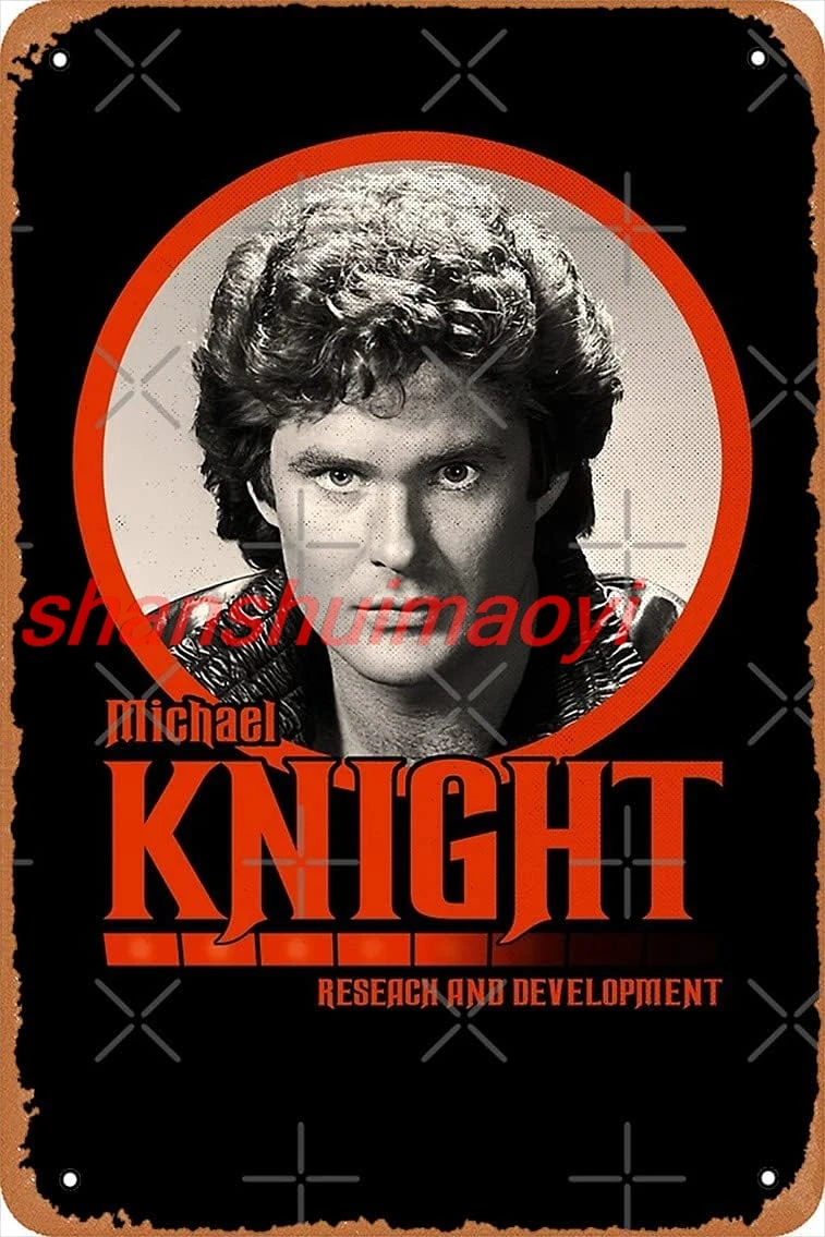 Knight Rider KITT Poster Metal Tin Sign 8