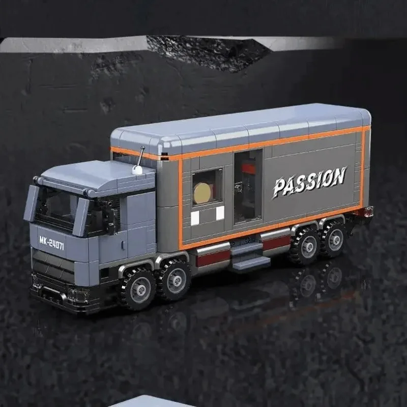 モールドキング 24071 ミニワールド RVトラック 組み立てブロック クールなブロックハウス 重機おもちゃ フィギュア付き 知育DIYギフト