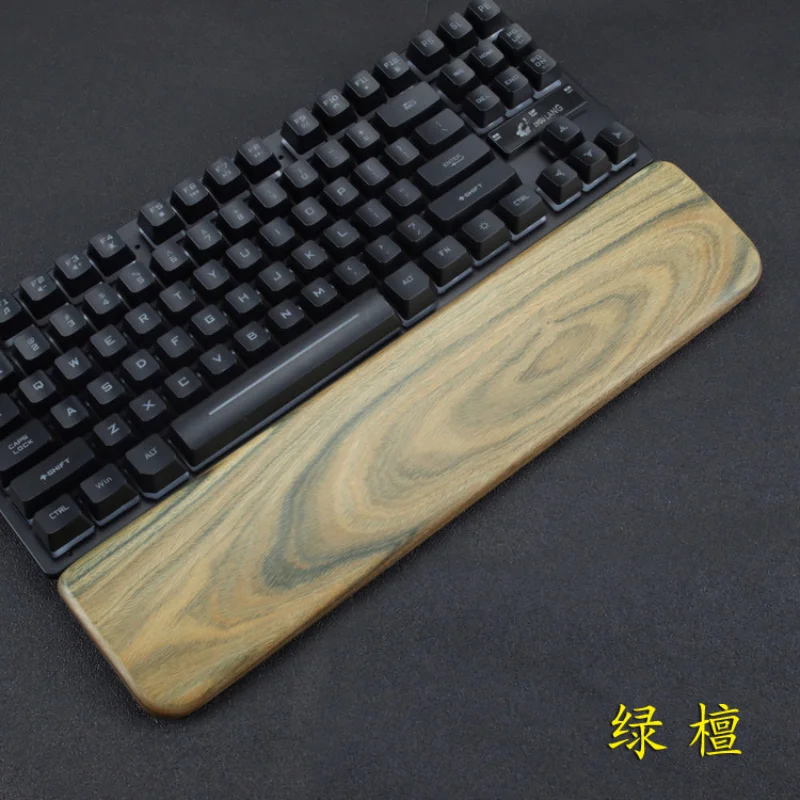 Imagem -03 - Custom Walnut Madeira Wrist Rest Madeira de Nogueira Sólida Teclado Mecânico Acessórios para Rainy75 Filco 104 87