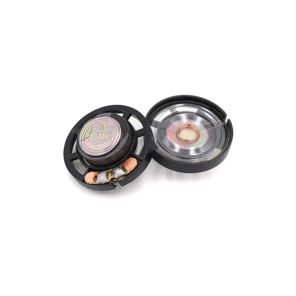 50PCS 27MM diameter toy speaker with plastic outer magnet, 8 ohms 0.25W speaker, MP3 voice small speaker