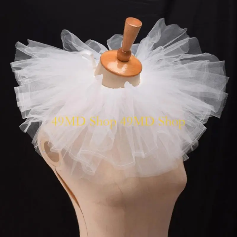 49md dames ruches choker vintage nep kraag voor uitvoeringen