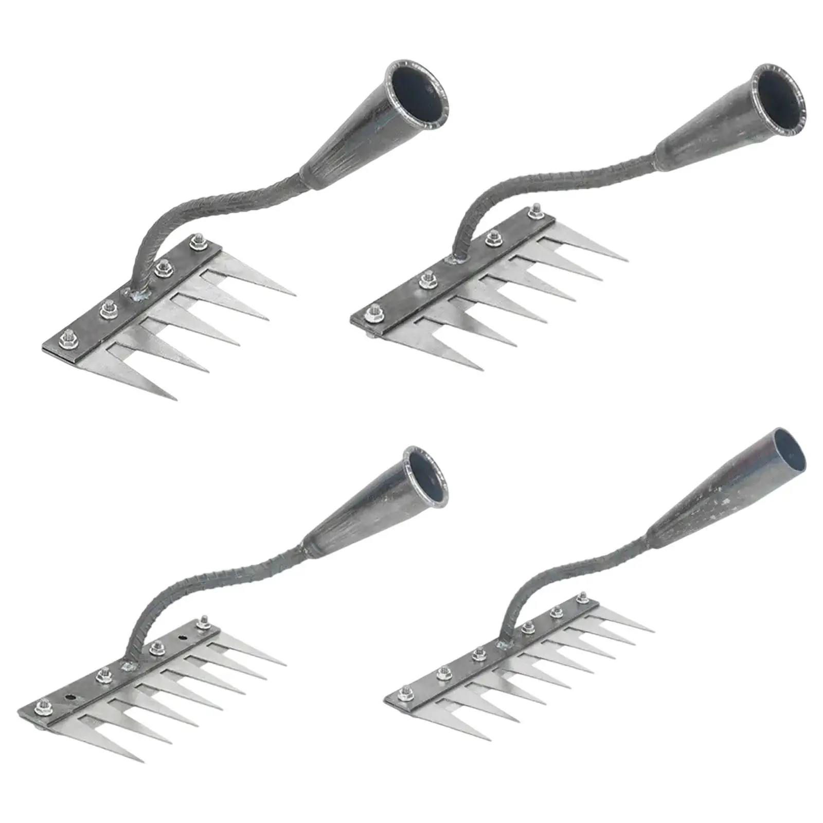 Rastrello da diserbo da giardino Pratico robusto e versatile utensile manuale in metallo resistente per coltivare giardinaggio Paesaggistici proprietari di case Cortile