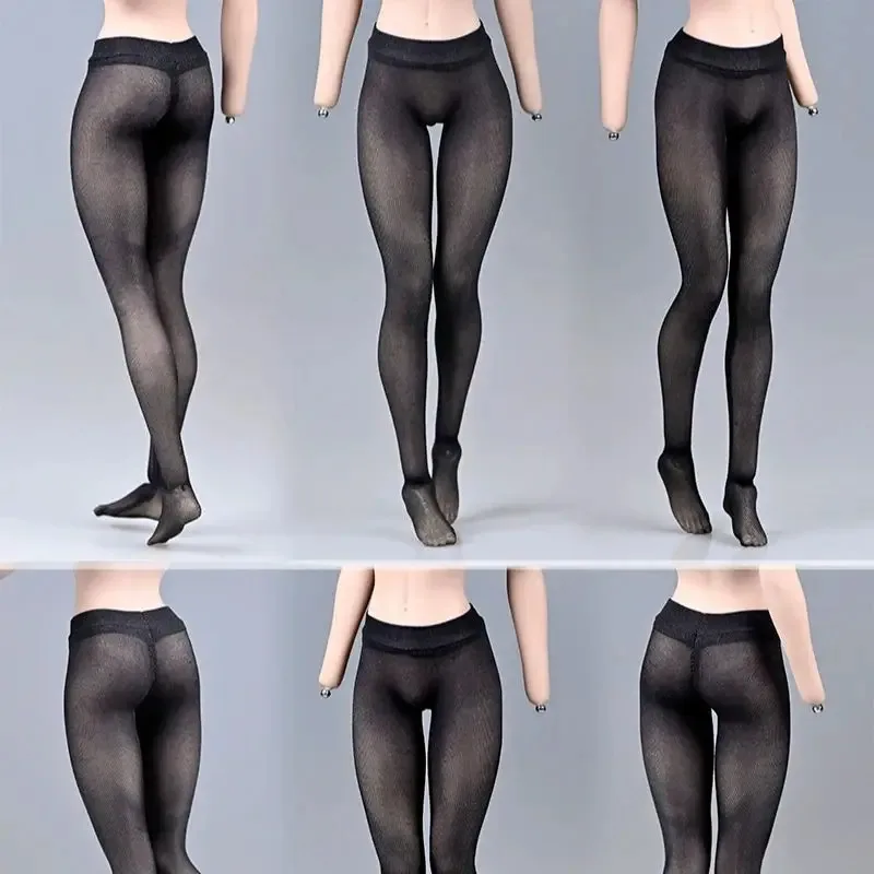 

1/6 female clothes sext Pantyhose see-through stockings black white sockings fit 12 inches TBLeague JIAOU action figure DOLLS