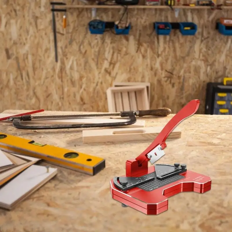 

652F Adjustable Cutting Table Station Tool 45° 90° Ranges 38mm Wide Capacity For Plastic Sheets Rod Crafting Projects