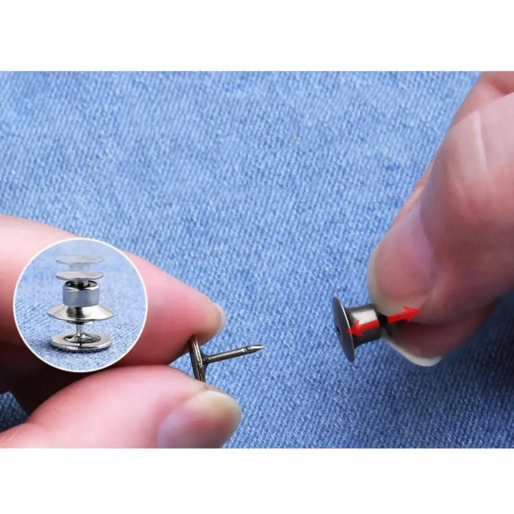 4 Sets Adjustable Waist Buckle Extender Set Sewing Craft Accessories Jeans Repair Supplies for Pants Adjustable Trousers