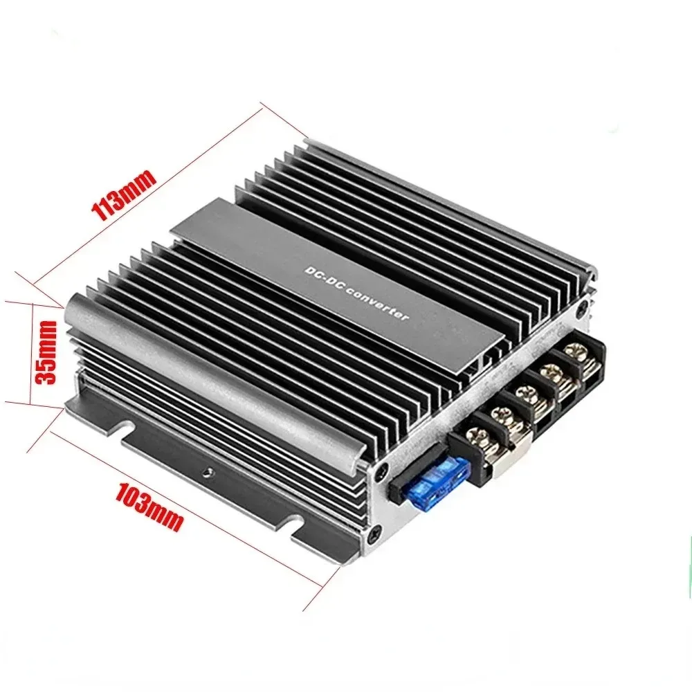 buck 60v 60V-12V 5A-40A 24V 36V 48V 60V 72V to 12V Voltage Regulator Step-down DC DC Converter Car Truck Boat Power Supply