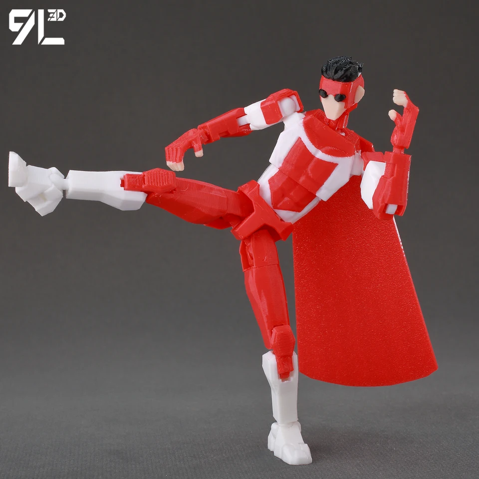 9L3D 傑出 T13 マーク RedWhite スーツ Dummy13 アニメアクション