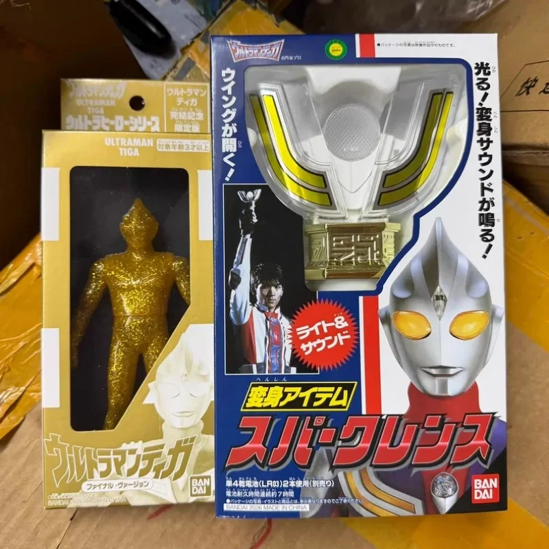 In Stock Original Bandai Ultraman Tiga Spark Lens Dx Pb Limited Replica Transformation Item With Light And Sound Bonus Voice