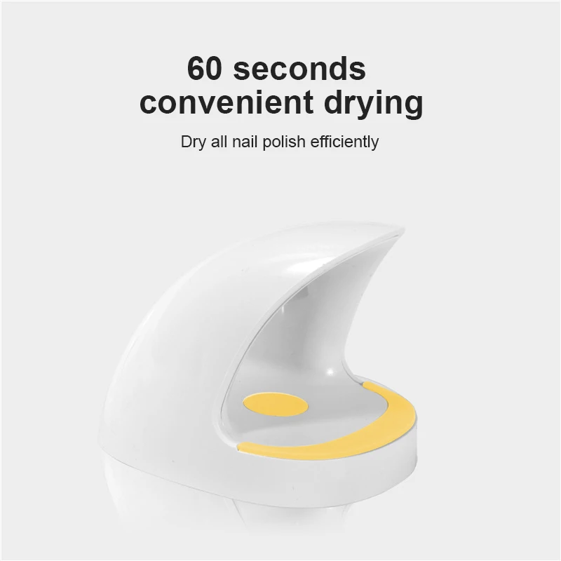 مصغرة LED مسمار الفن البيض ضوء صغير محمول إصبع واحد مسمار ضوء التجفيف السريع آلة العلاج بالضوء ضوء الأظافر المشوي