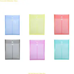 10Pcs Legal Size Envelope with String Closure Expanding Folder Document Bag