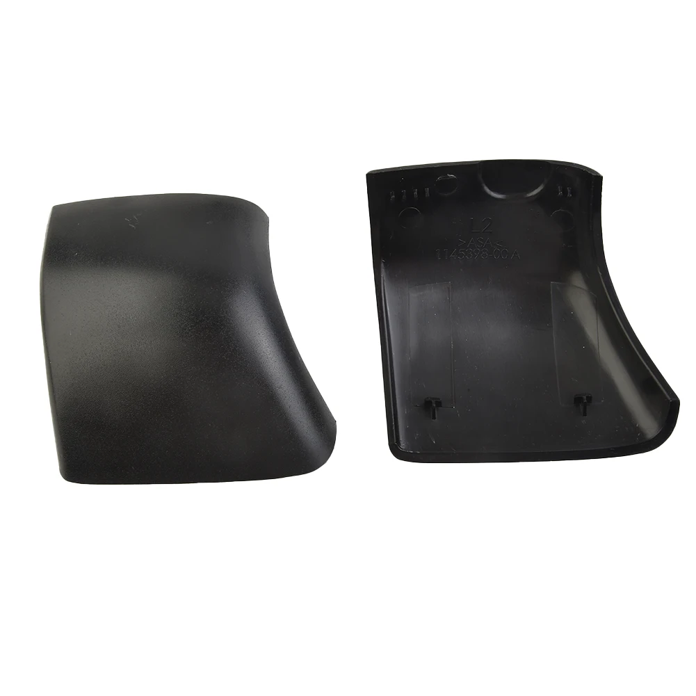 

For Tesla Model Y 2021-2022 End Covers For Tesla Model Y 2021-2022 Plastic 4Pcs Black Cover Cap Easy Installation