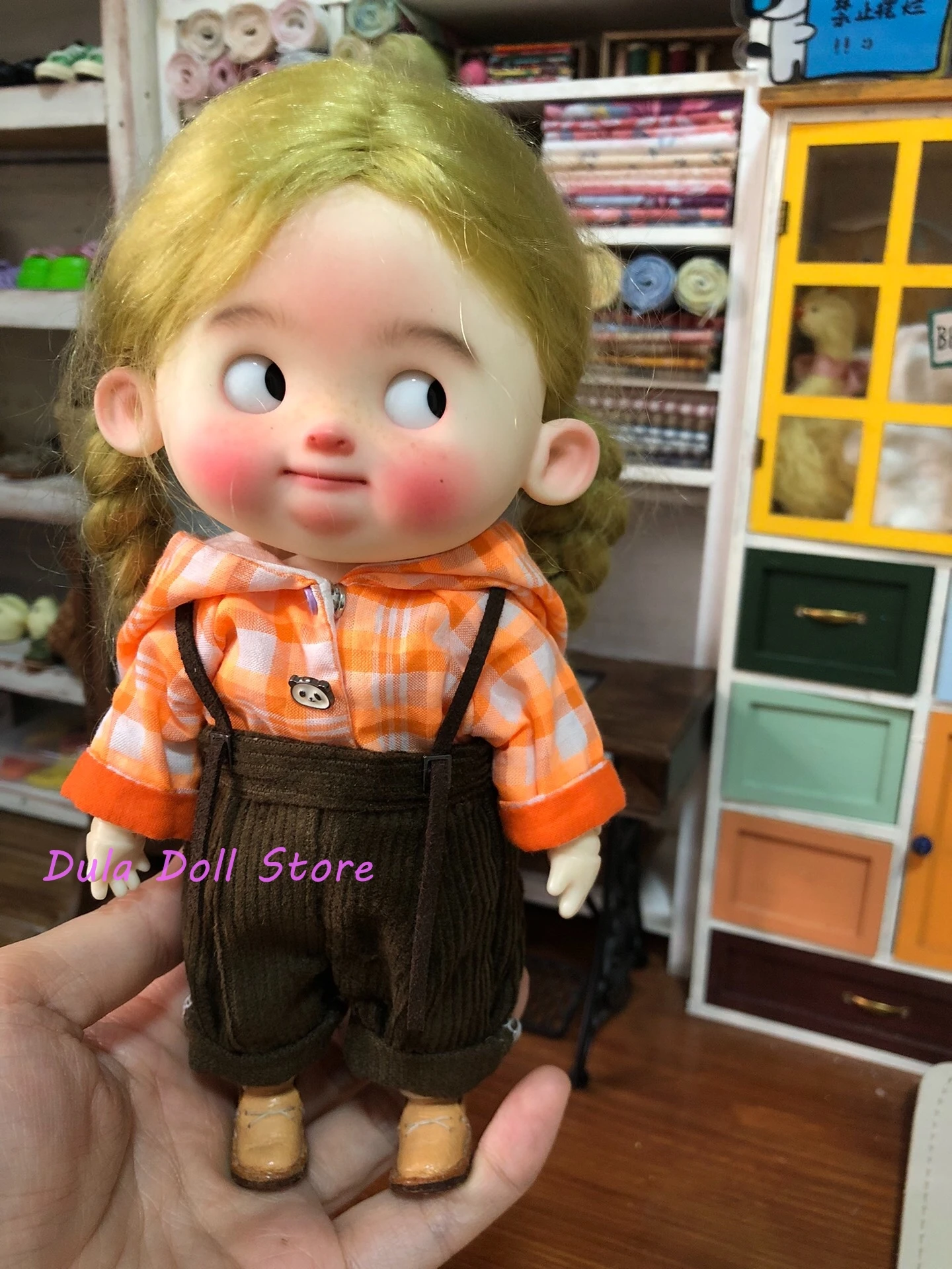 Dula 인형 옷 드레스 토끼 러브 스커트, Blythe ob24 ob22 Azone Licca ICY JerryB 1/6 Bjd 인형 액세서리
