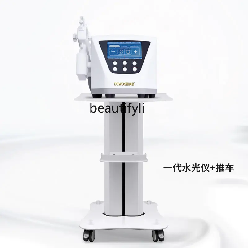 Vanadium Titanium Microcrystalline Needle-Free Aqua Liftiing Machine Micro-Motion RF Non-Invasive Import Beauty Instrument