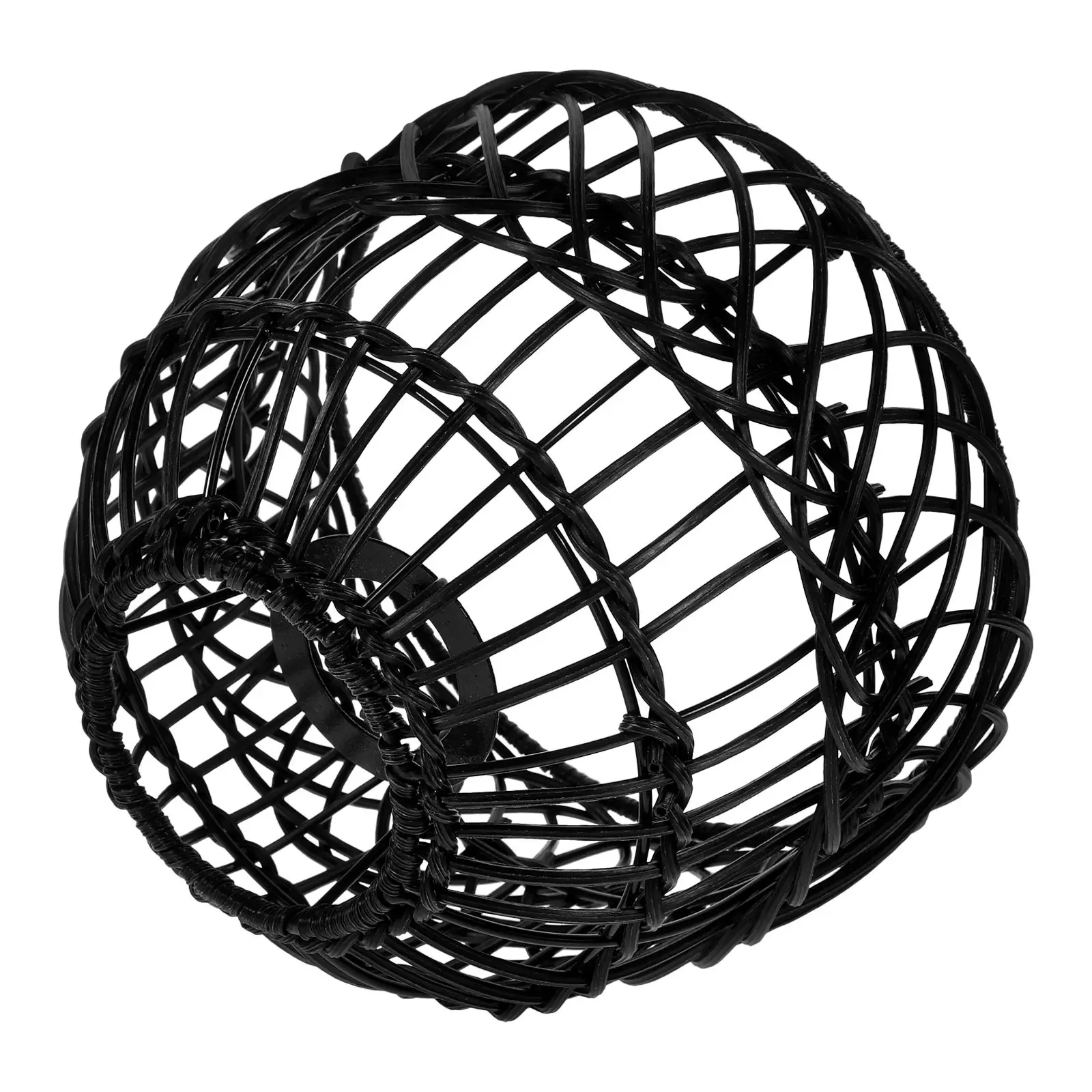 

Абажур из искусственного ротанга, тканый подвесной чехол для домашнего бара, ресторана, деревенский железный материал, многоразовое освещение, декор, потолок