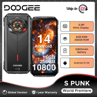 World Premiere DOOGEE S Punk Rugged Phone Android 14 6.58\