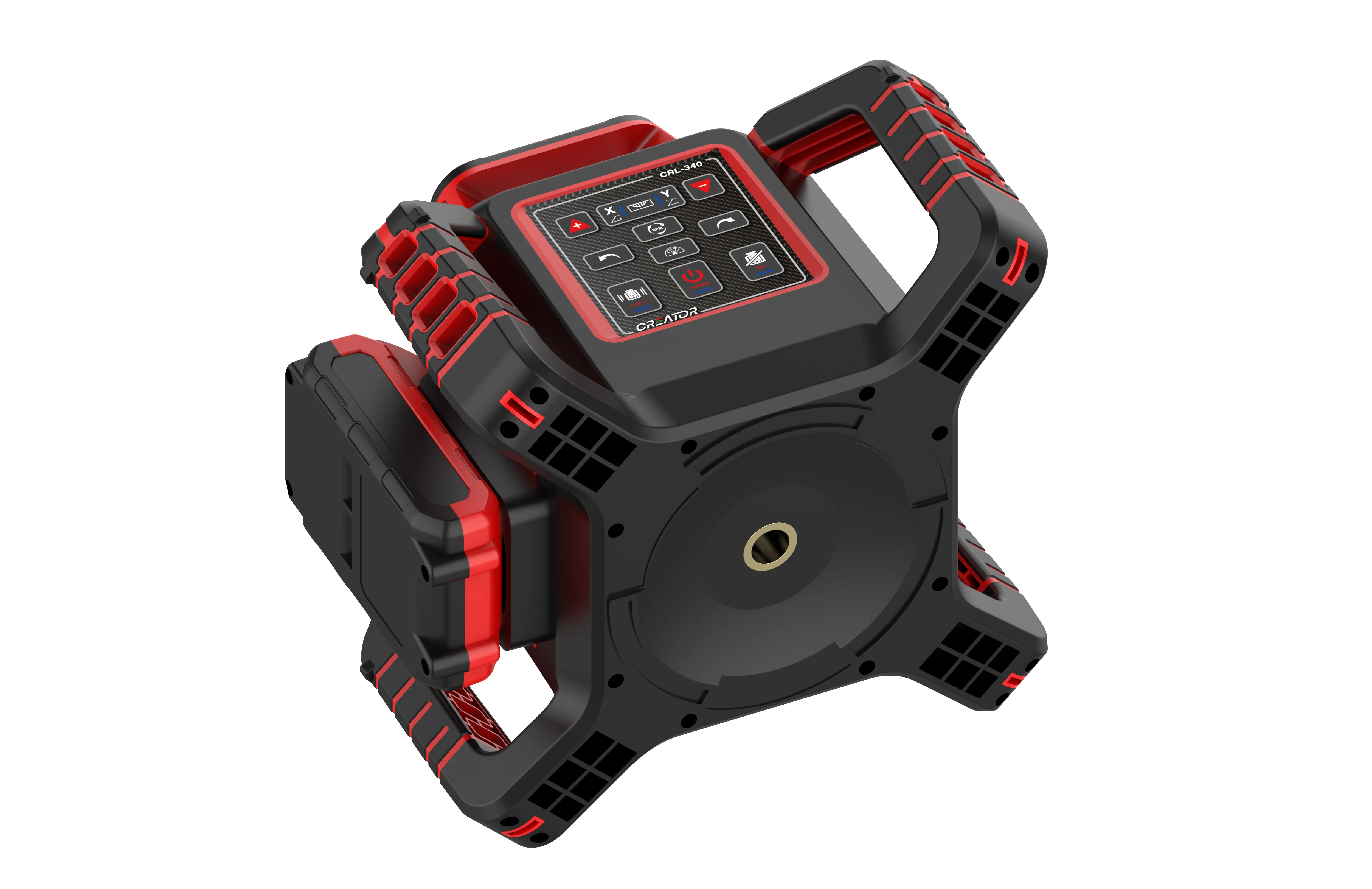 CRL-340 rotating green laser four handles 150RPM 300RPM 600RPM 900RPM Rrotary laser level with receiver & remote control