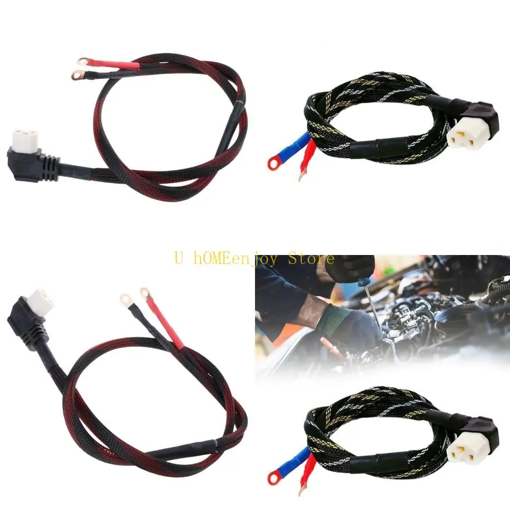 B0KF Electric Bike Power Supply Wire, Quick and Stable Charging Cable Electric Bike for Individual Commercial Use