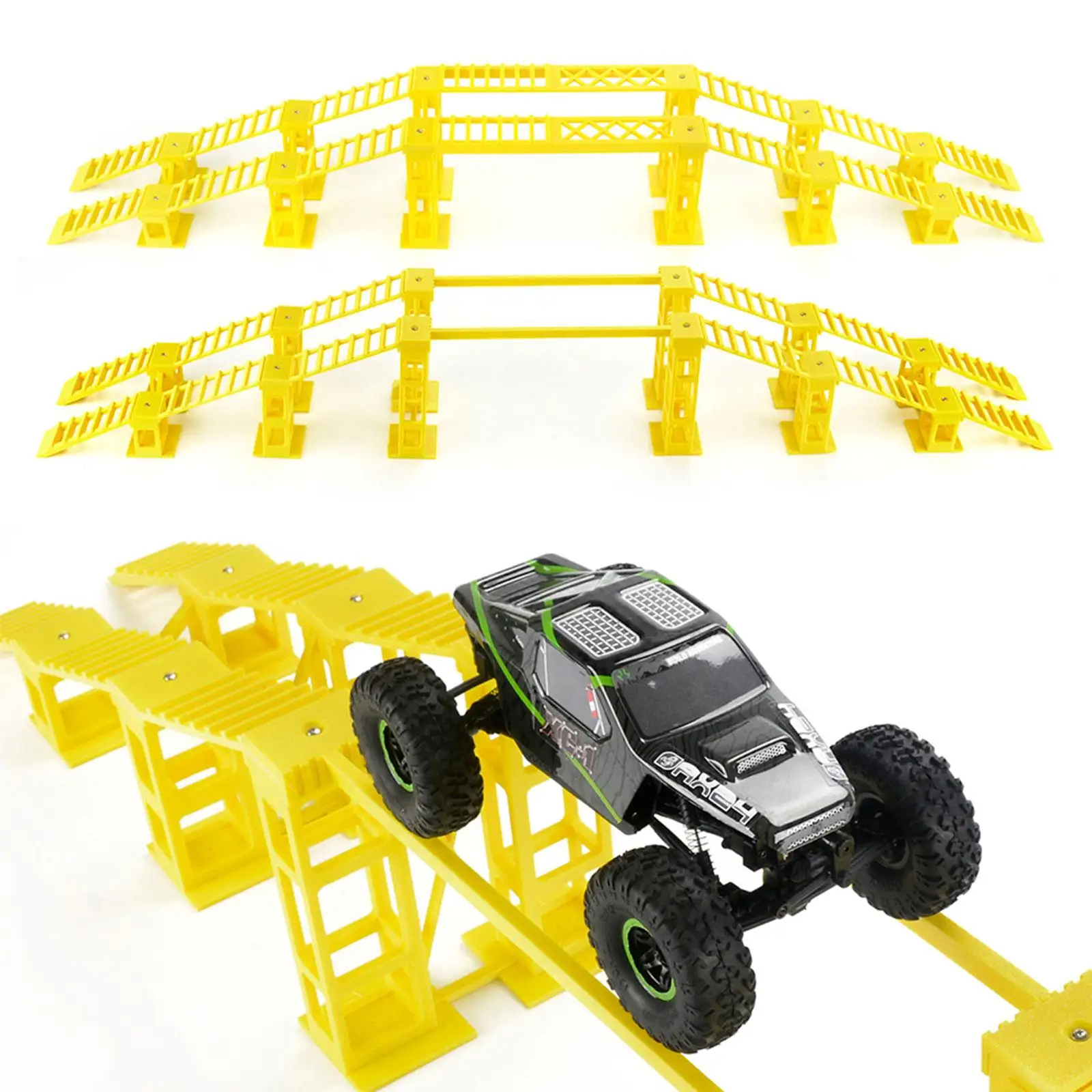 

RC Crawler Bridge for 1/24 1/18 Scale Sturdy Challenge Professional Toy Ramp